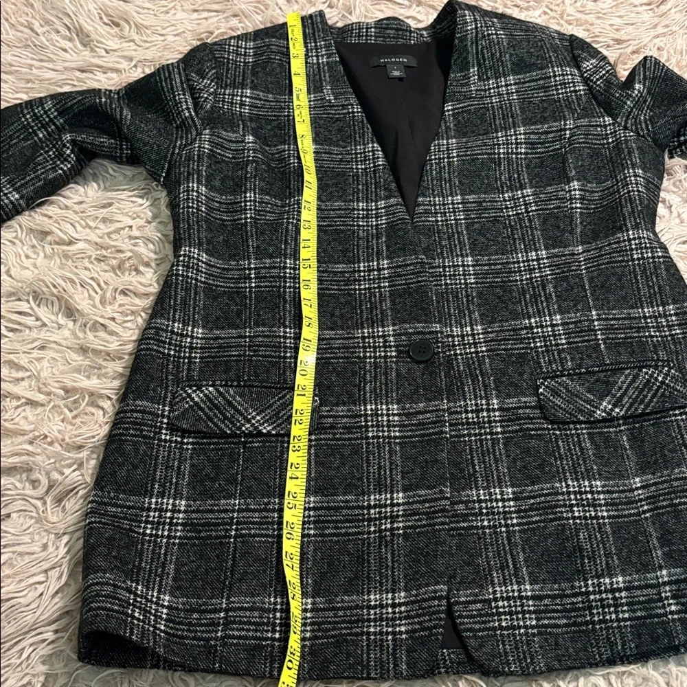 Halogen collarless blazer